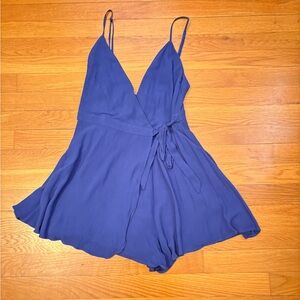 Lulu's Blue Wrap Dress